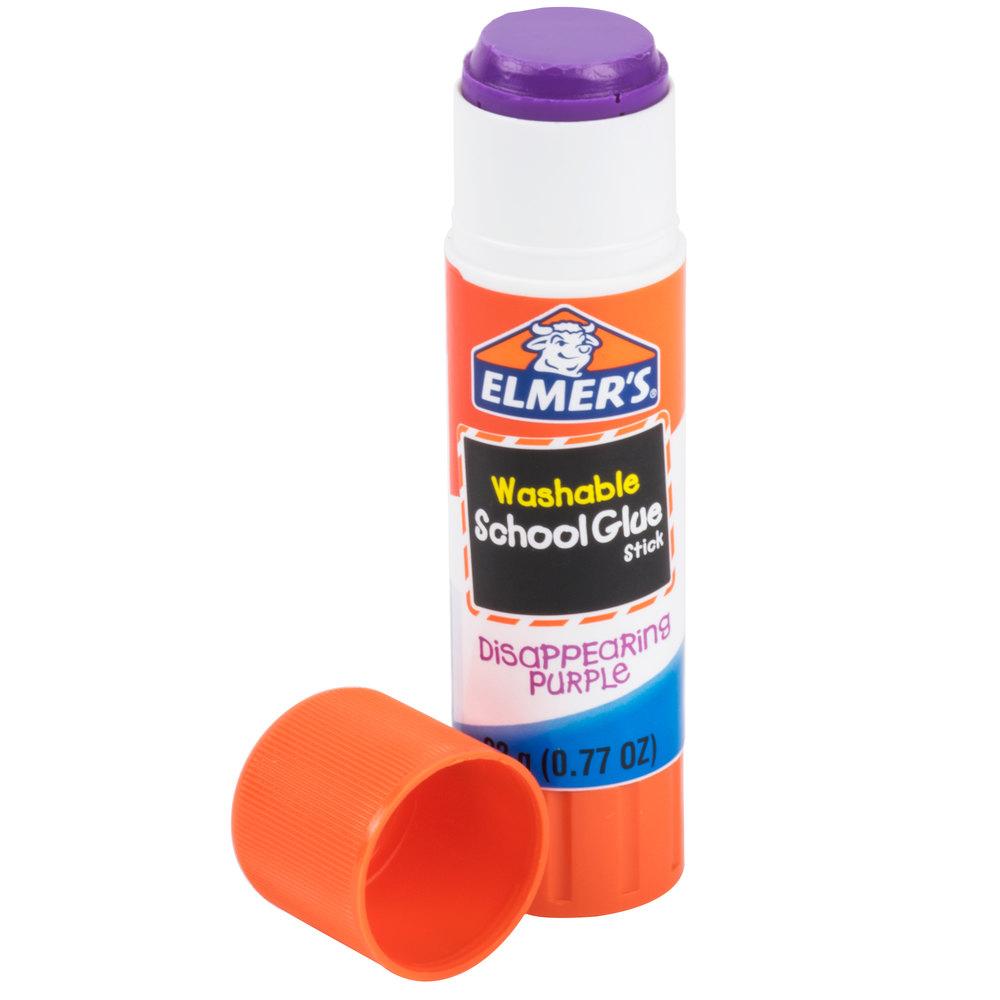 Elmers Disappearing Purple Washable Glue Bundle - School Glue Sticks and  Bottles