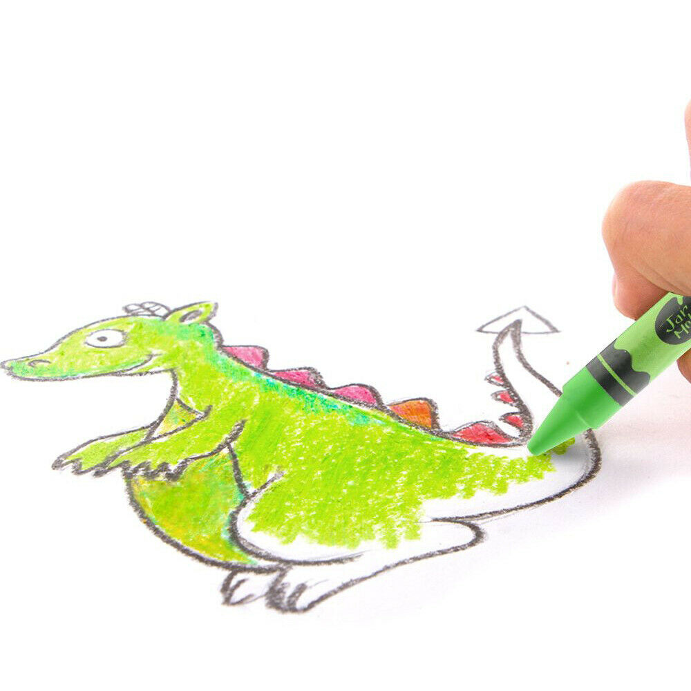  MASSRT Dinosaur Crayons for Toddlers, 12 Colors 99% Unbreakable  Non-toxic Crayon Gifts, Easy to Hold Washable Crayons for Kids, Safe  Coloring Gifts for Babies and Children : Toys & Games