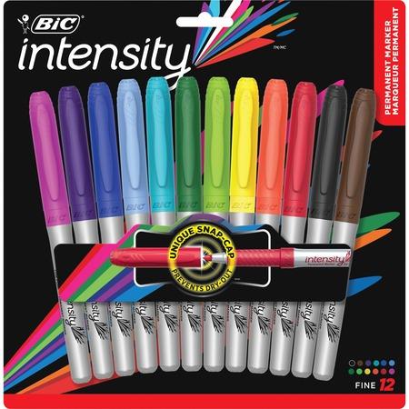 BIC Mark-it Fine Point Permanent Markers (12/Set)